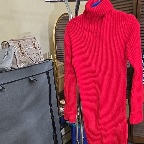 Forever 21 Red Knit  Dress  NEW - Picture 5 of 5